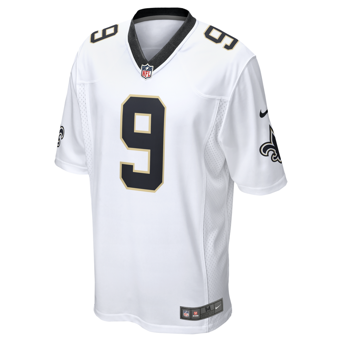 New Orleans Saints Drew Brees White Game Jersey