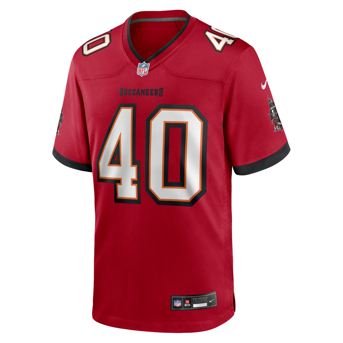 Tampa Bay Buccaneers Mike Alstott Red Retired Player Game Jersey