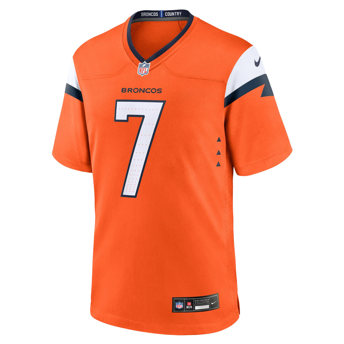 Denver Broncos John Elway Orange Team Retired Player Game Jersey