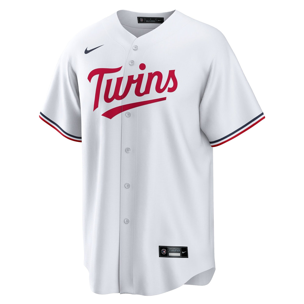 Minnesota Twins White #1 Groom Home Replica Jersey