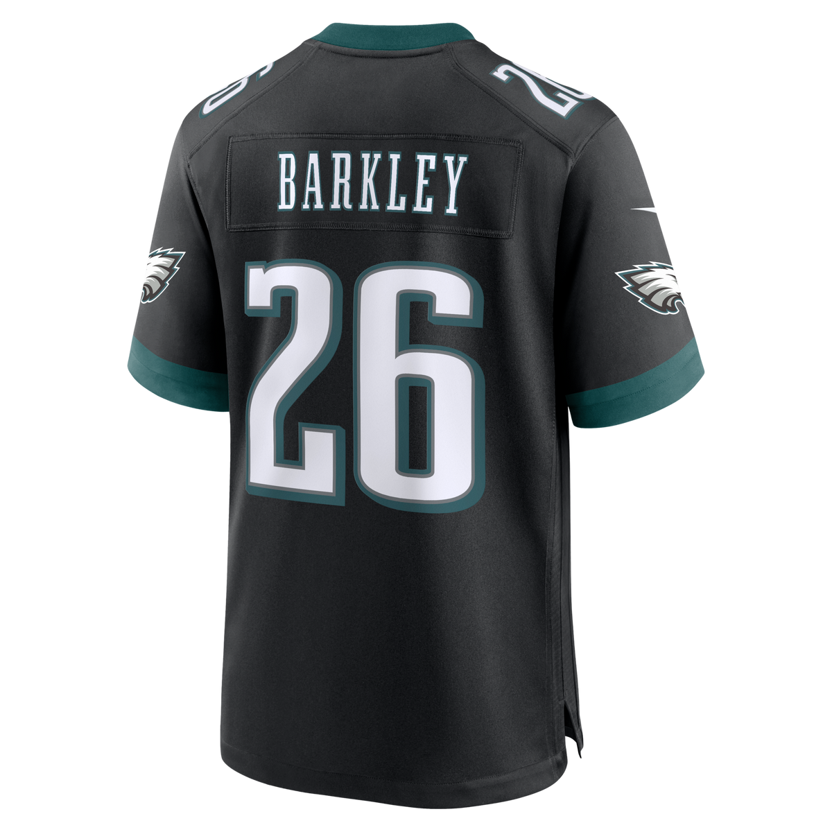 Philadelphia Eagles Saquon Barkley Black Alternate Game Jersey