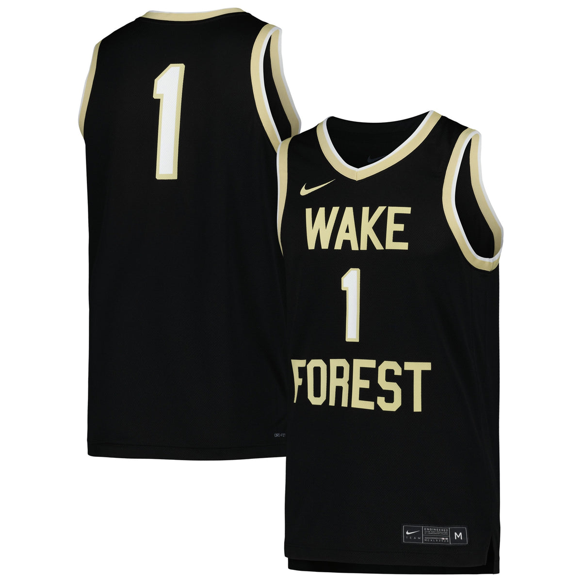 Black Wake Forest Demon Deacons Replica Basketball Jersey
