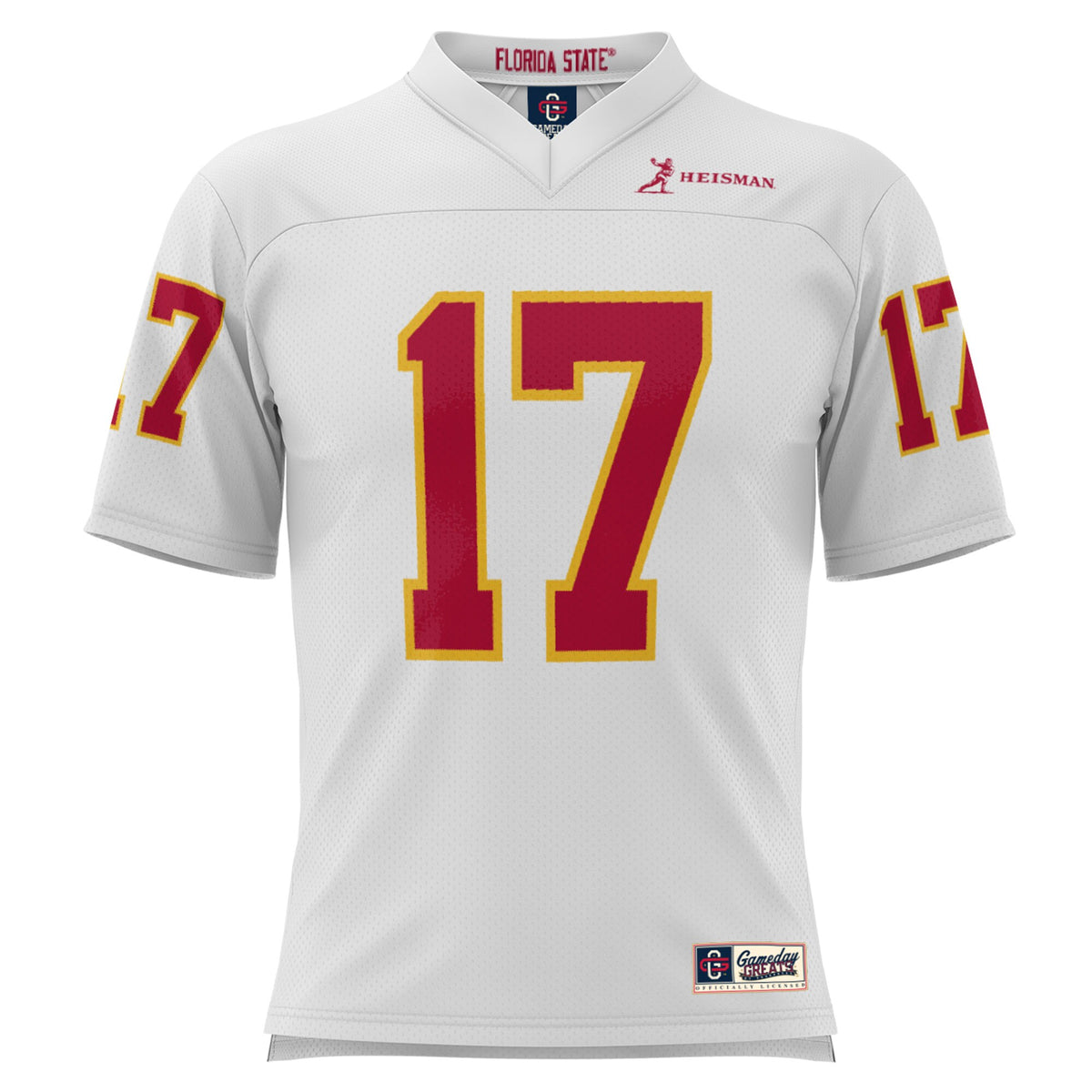 GameDay Greats Charlie Ward White Florida State Seminoles Heisman Football Jersey