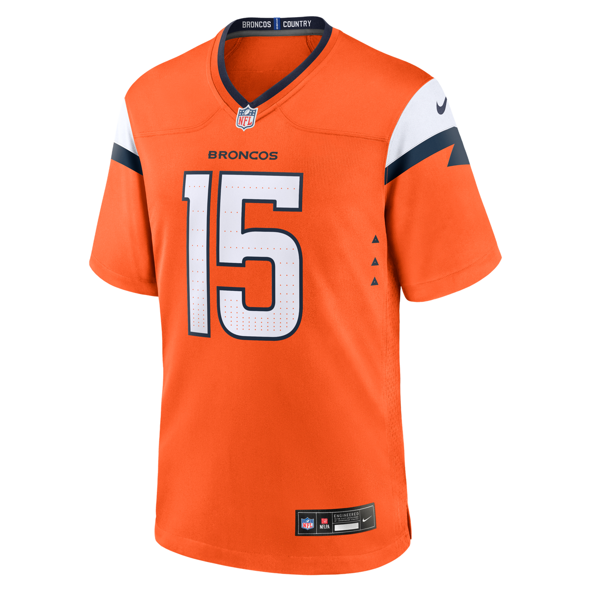Denver Broncos Nik Bonitto Orange Team Game Jersey