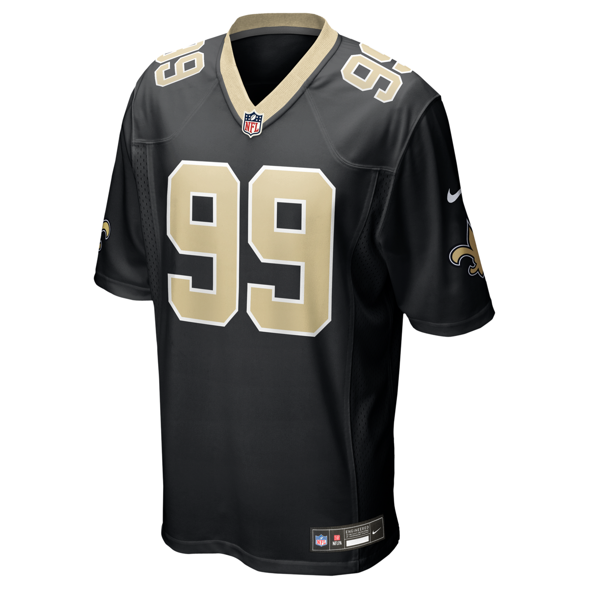 New Orleans Saints Chase Young Black Game Jersey