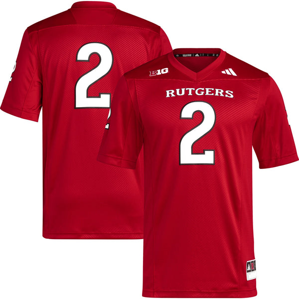 #2 Scarlet Rutgers Scarlet Knights Premier Football Jersey