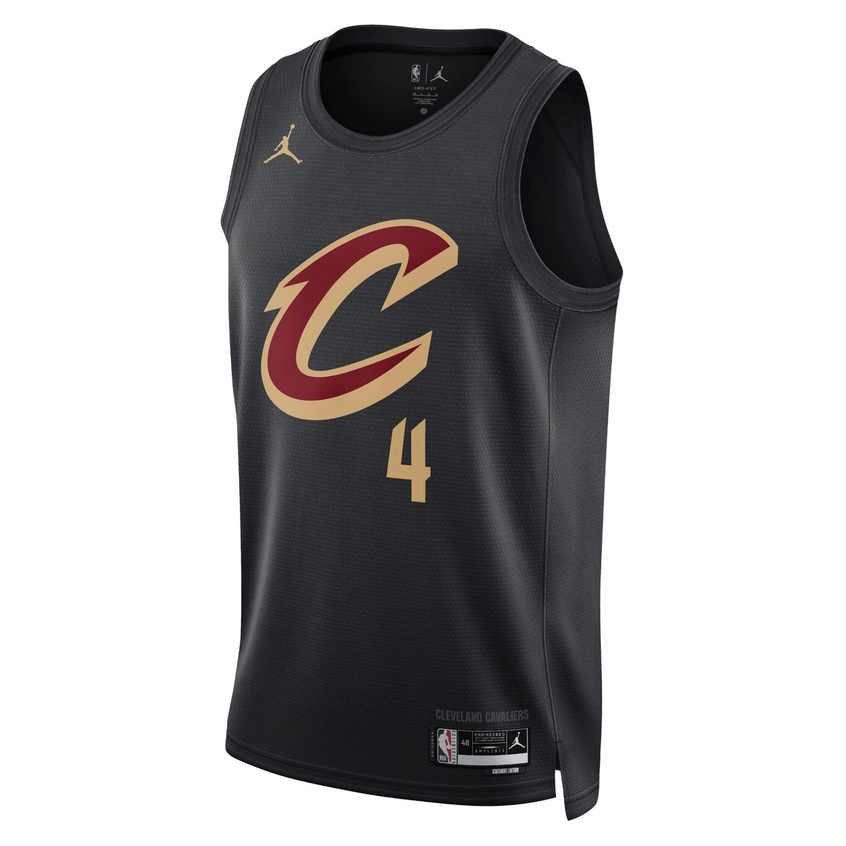 Cleveland Cavaliers Jordan Statement Edition Swingman Jersey - Black - Evan Mobley