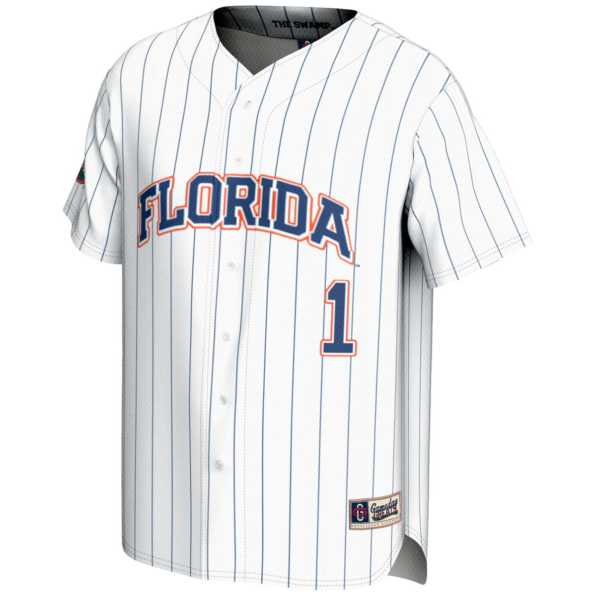GameDay Greats #1 White Florida Gators Lightweight Baseball Jersey