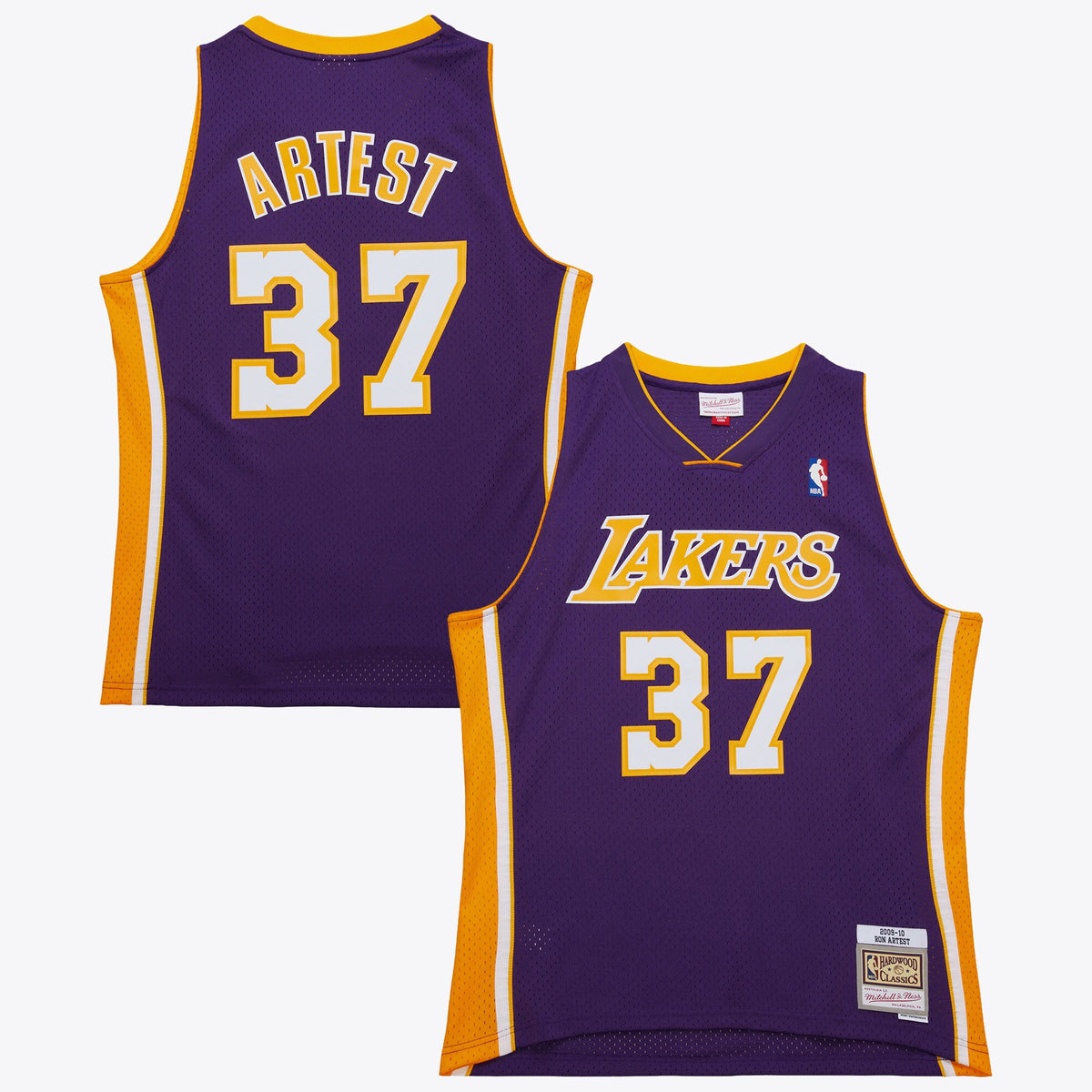 Los Angeles Lakers Mitchell & Ness Ron Artest 2009 Dark Authentic Jersey - Purple
