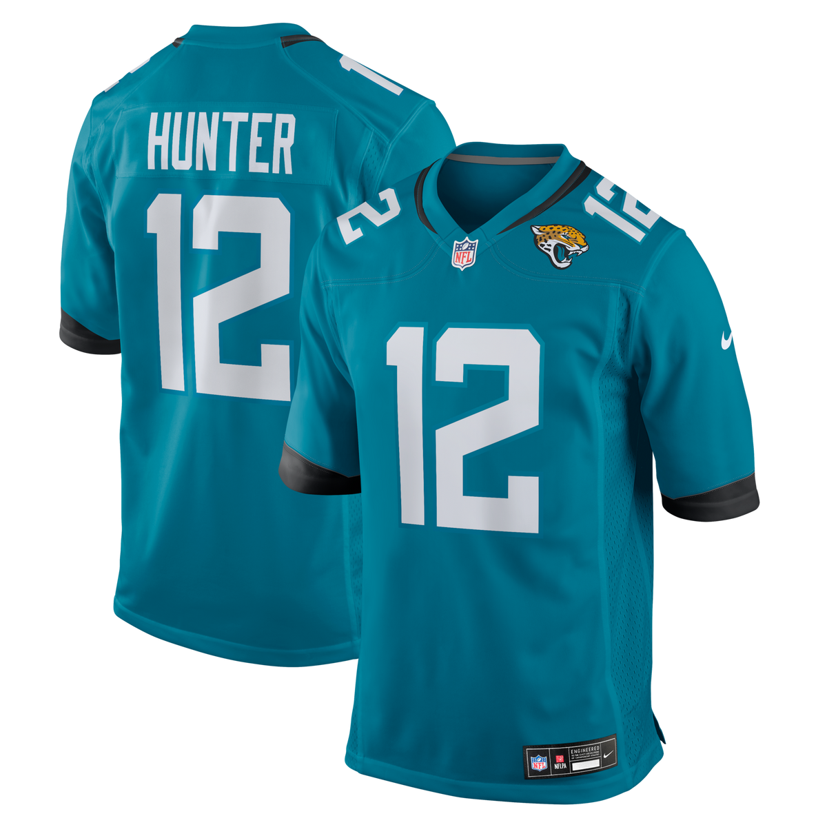 Jacksonville Jaguars Travis Hunter Teal Team Game Jersey