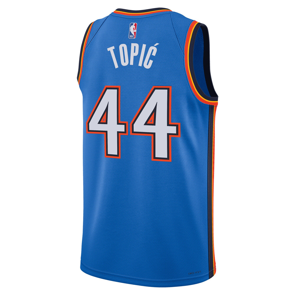 Oklahoma City Thunder Icon Swingman Jersey - Blue - Nikola Topić