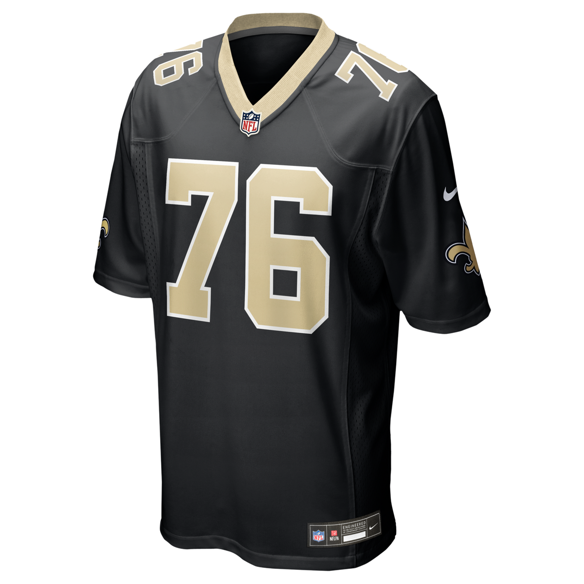 New Orleans Saints David Edwards Black Team Game Jersey