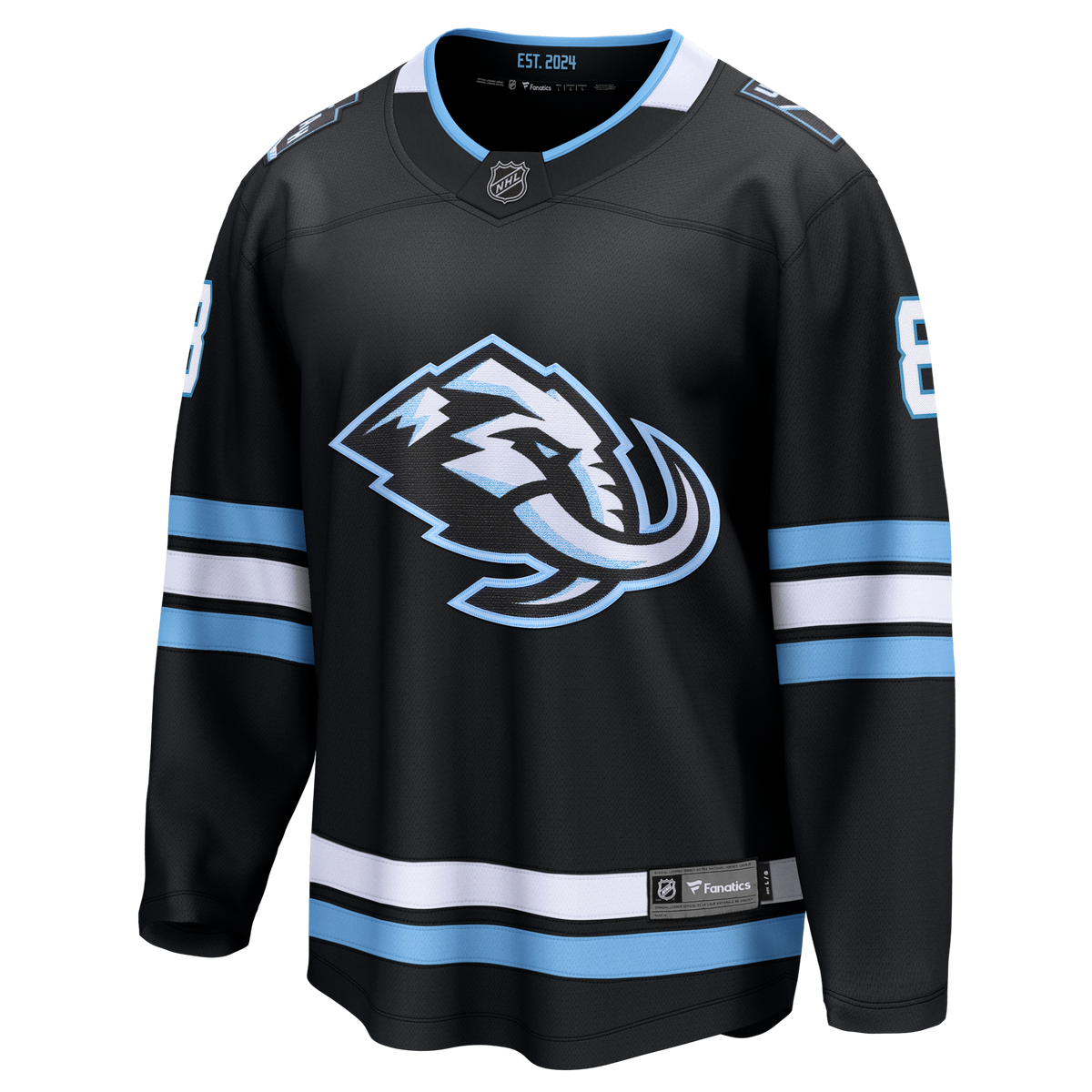Utah Mammoth Nick Schmaltz Fanatics Black Home Breakaway Jersey