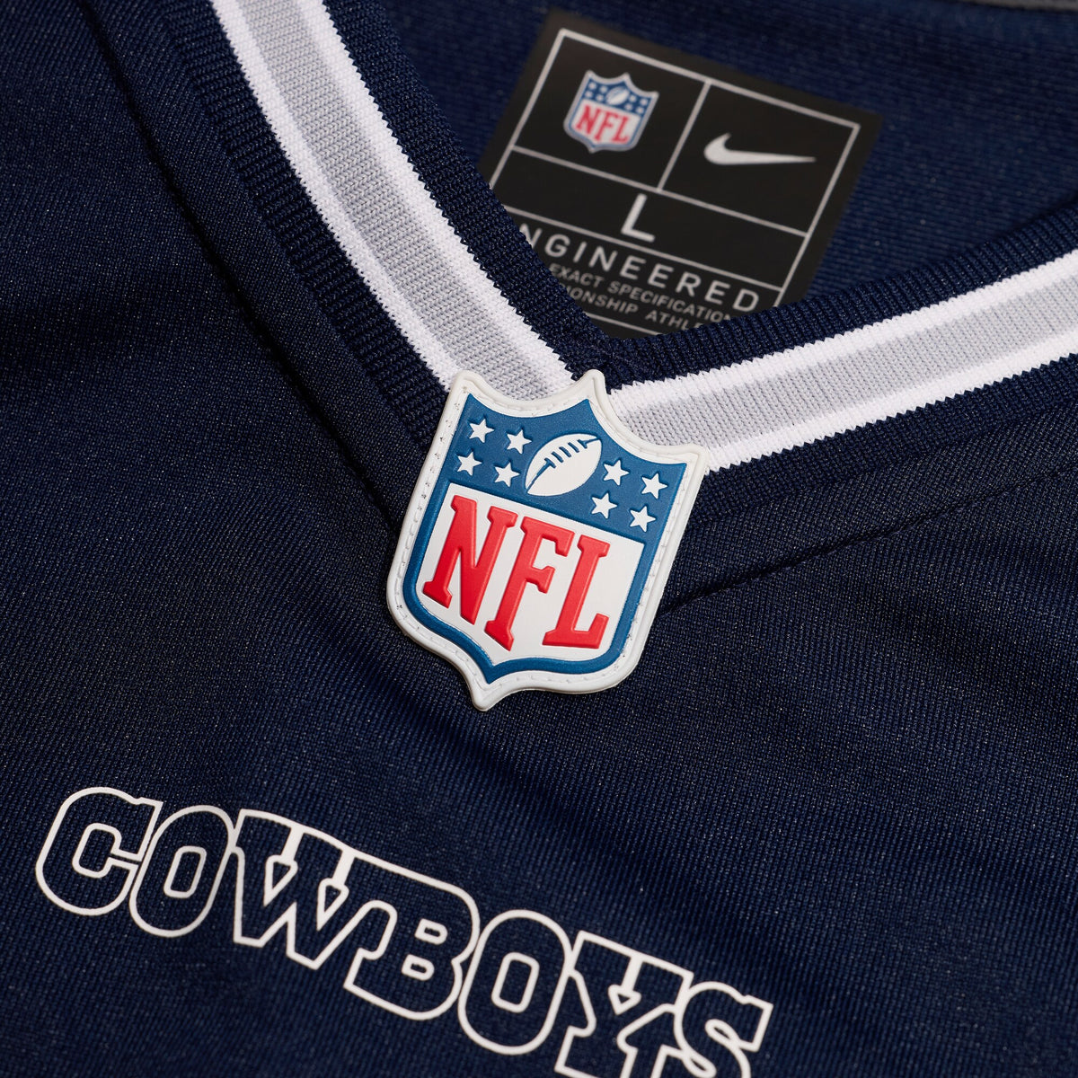 Dallas Cowboys Number 1 Dad Navy Game Jersey