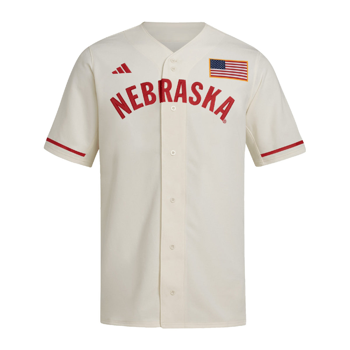 Cream Nebraska Huskers Replica Baseball Jersey