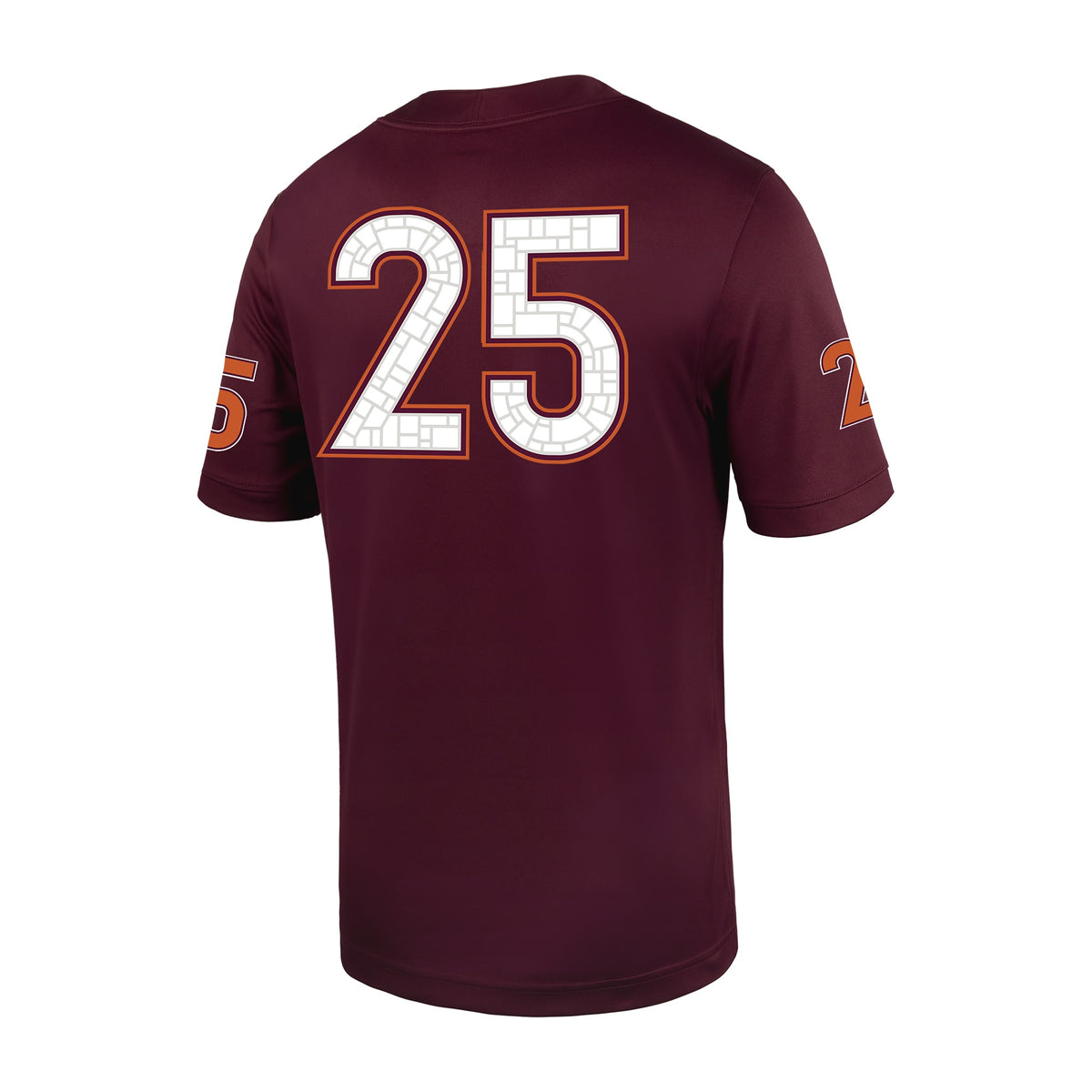 #25 Maroon Virginia Tech Hokies Untouchable Football Jersey