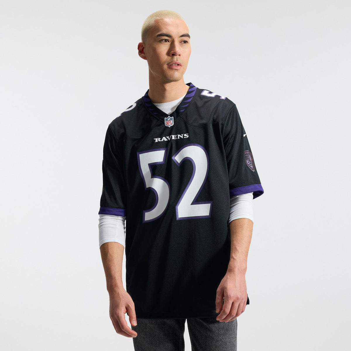 Baltimore Ravens Ray Lewis Black Alternate Retired Player Game Jersey