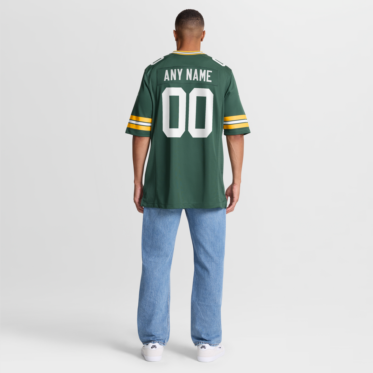 Green Bay Packers Green Custom Game Jersey