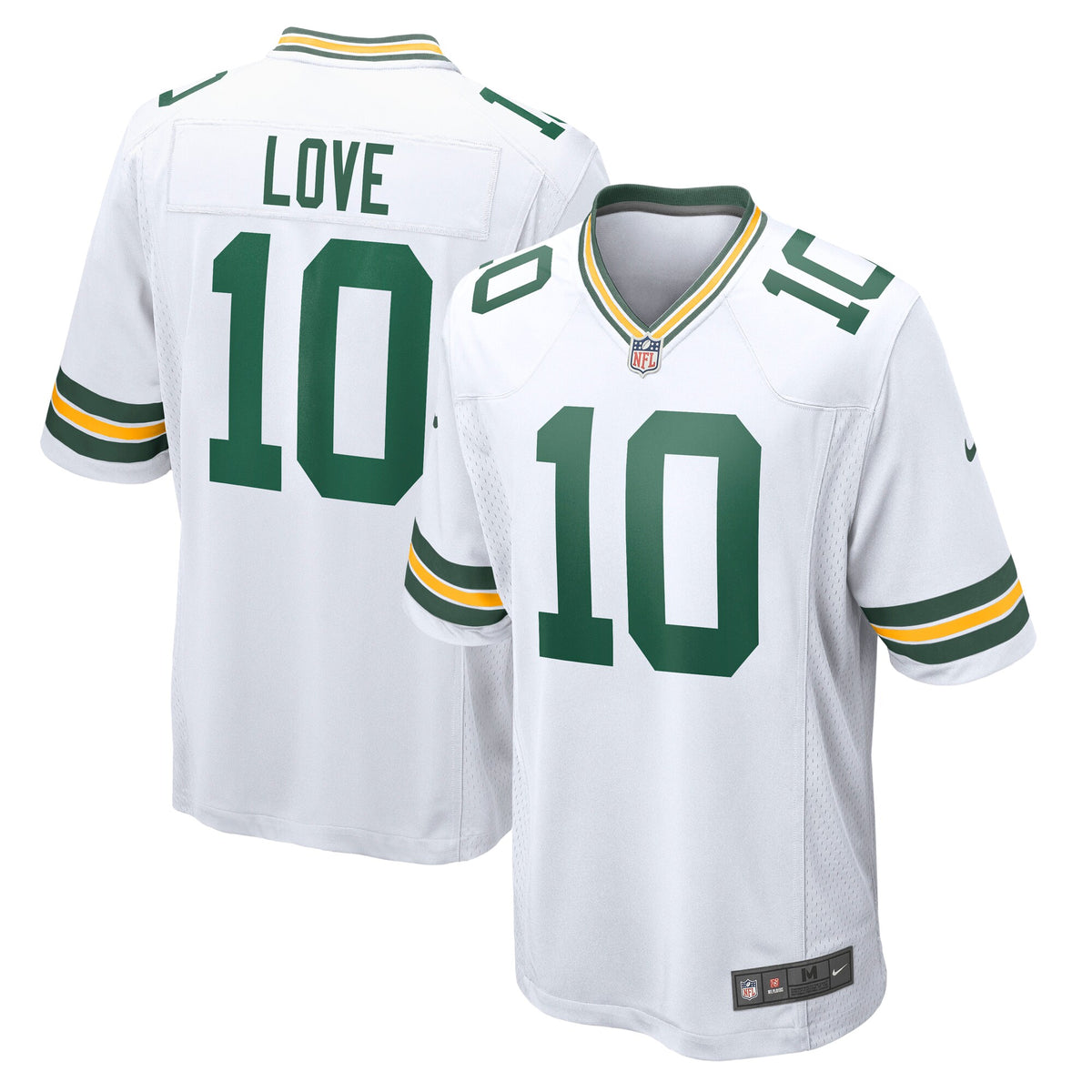 Green Bay Packers Jordan Love White Game Jersey