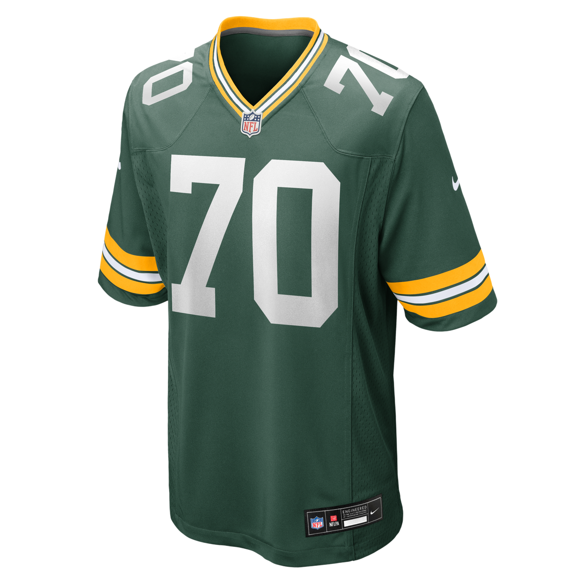 Green Bay Packers Darian Kinnard Green Team Game Jersey