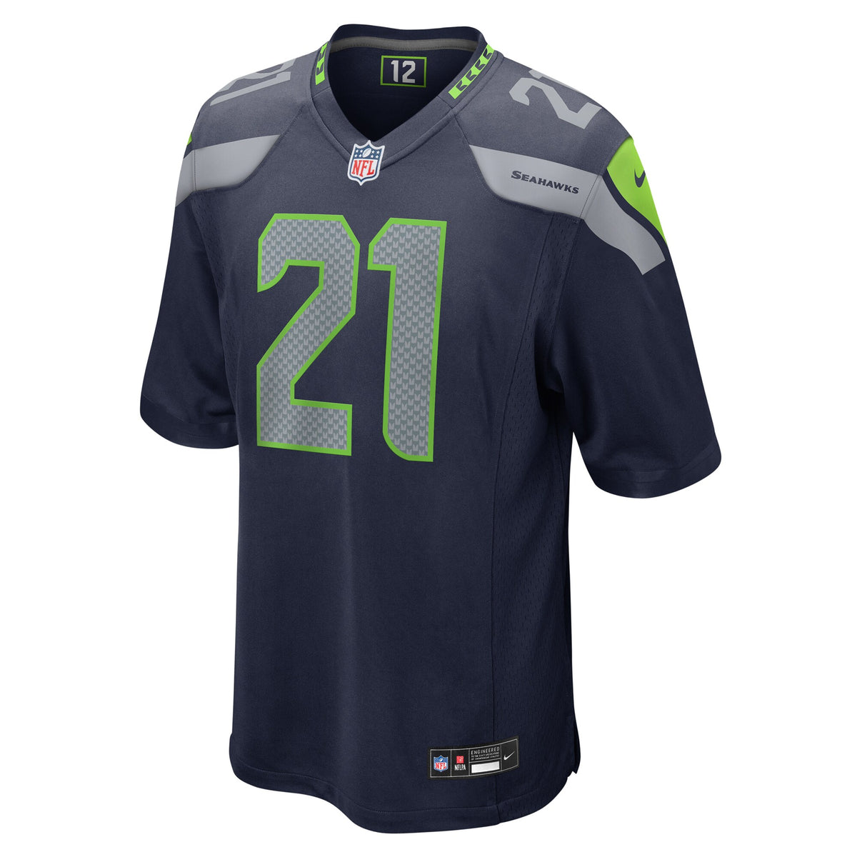 Seattle Seahawks Devon Witherspoon College Navy Game Jersey