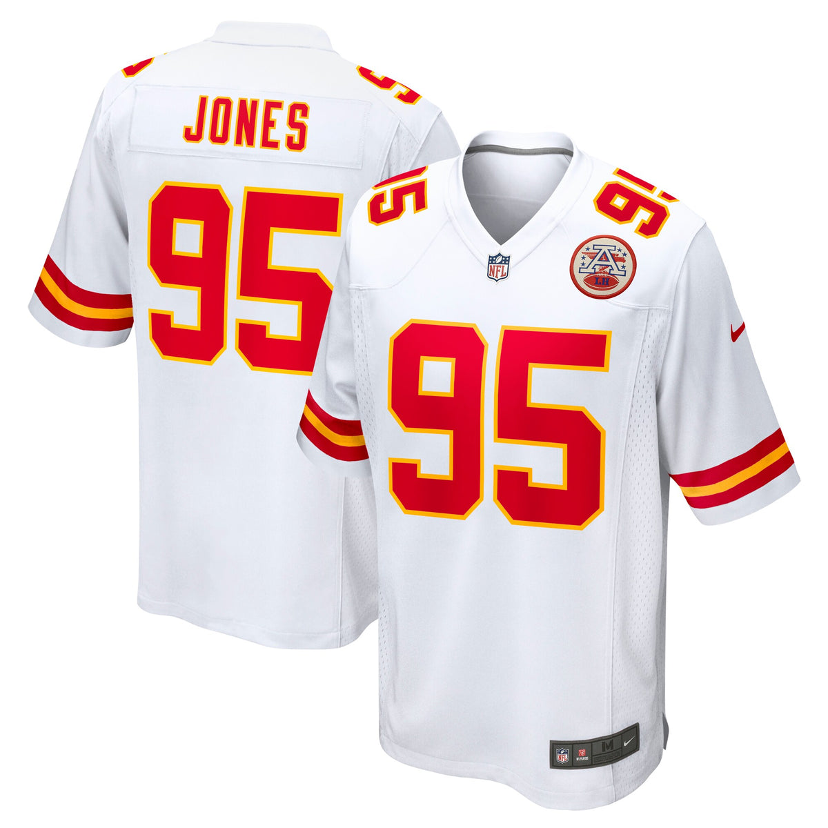 Kansas City Chiefs Chris Jones White Game Jersey