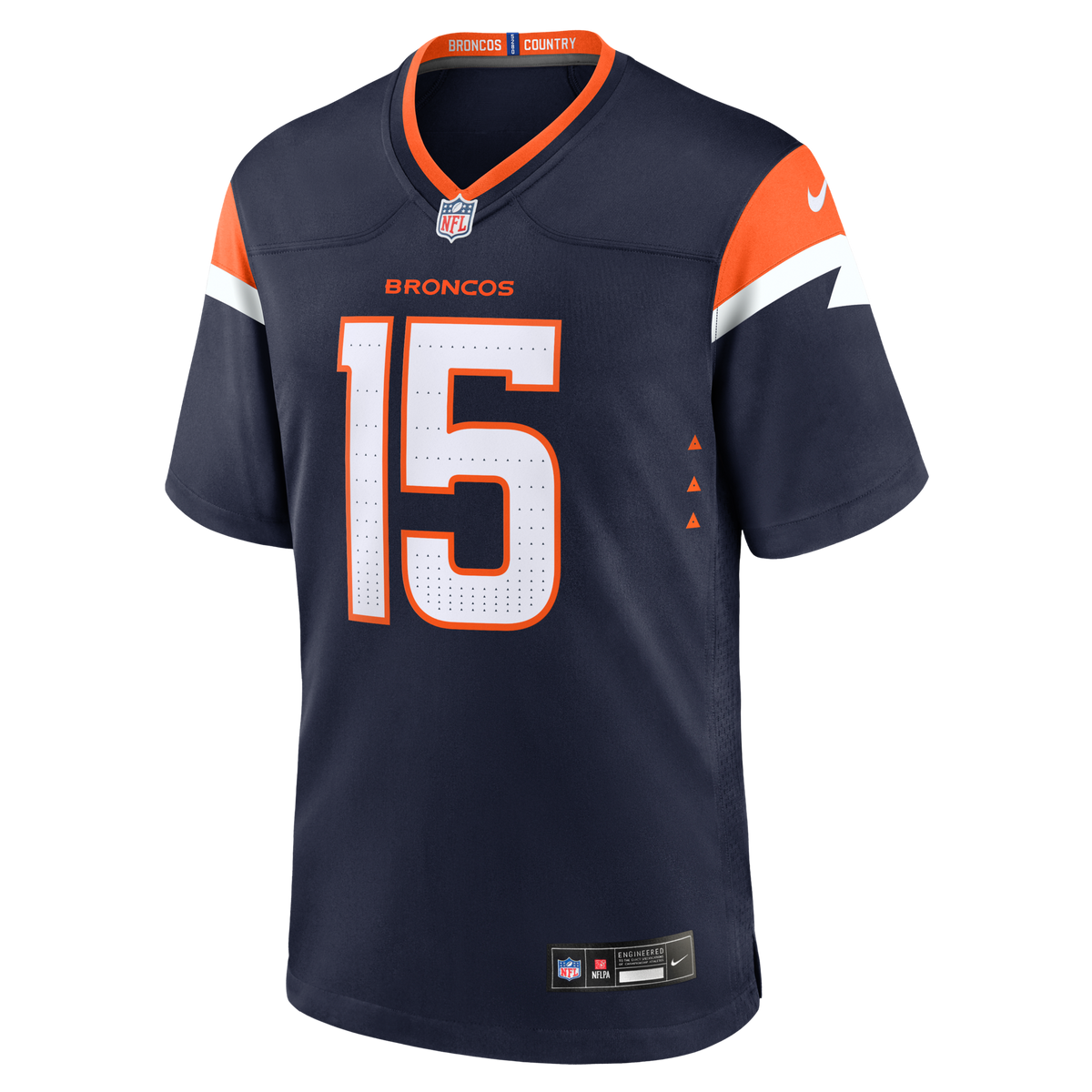 Denver Broncos Nik Bonitto Navy Alternate Game Jersey
