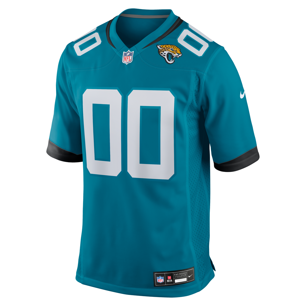 Jacksonville Jaguars Teal Custom Game Jersey