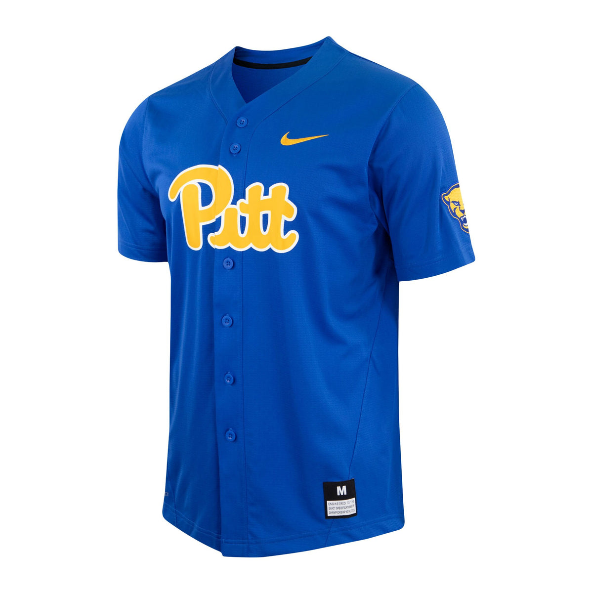 Royal Pitt Panthers Replica Baseball Jersey