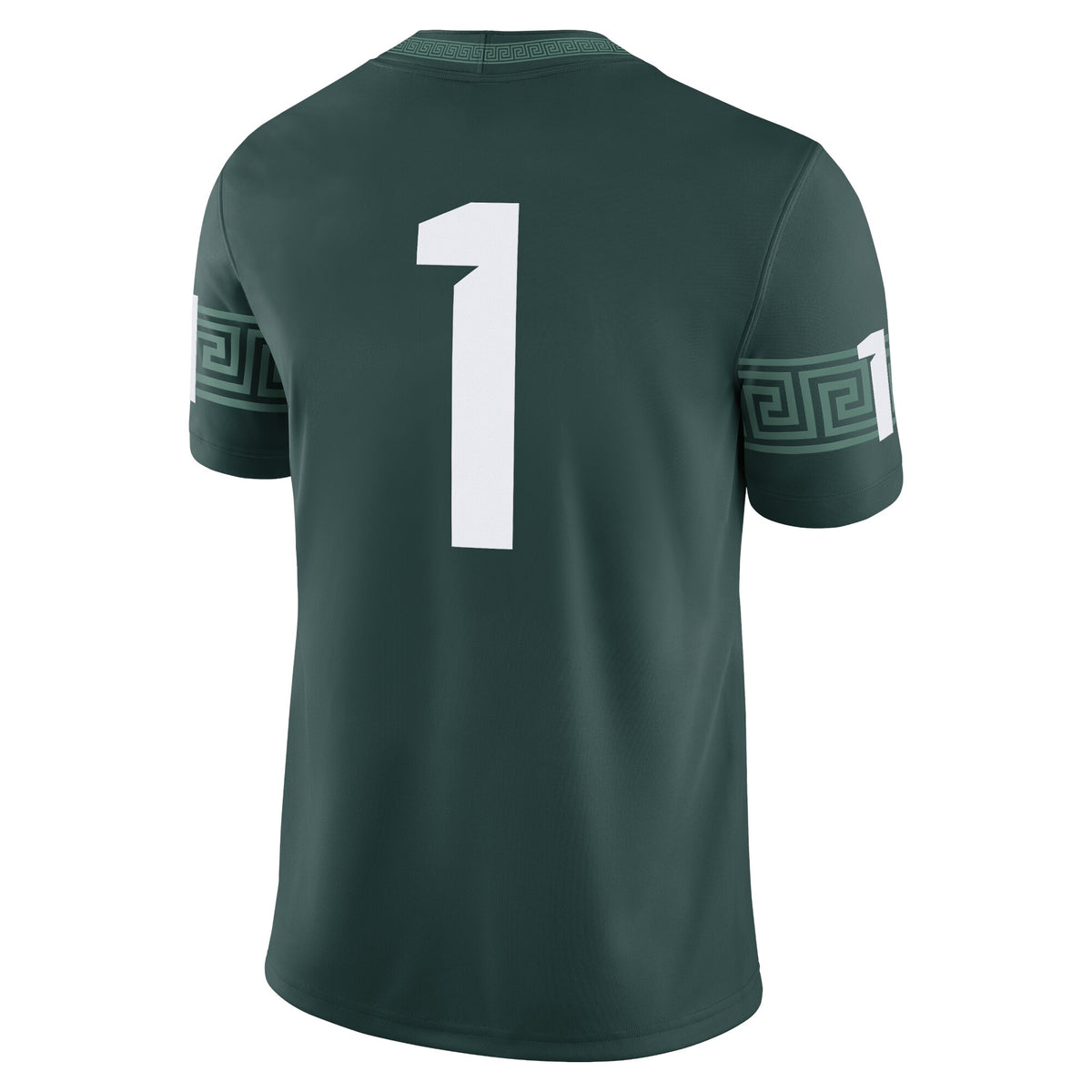 #1 Green Michigan State Spartans Game Jersey