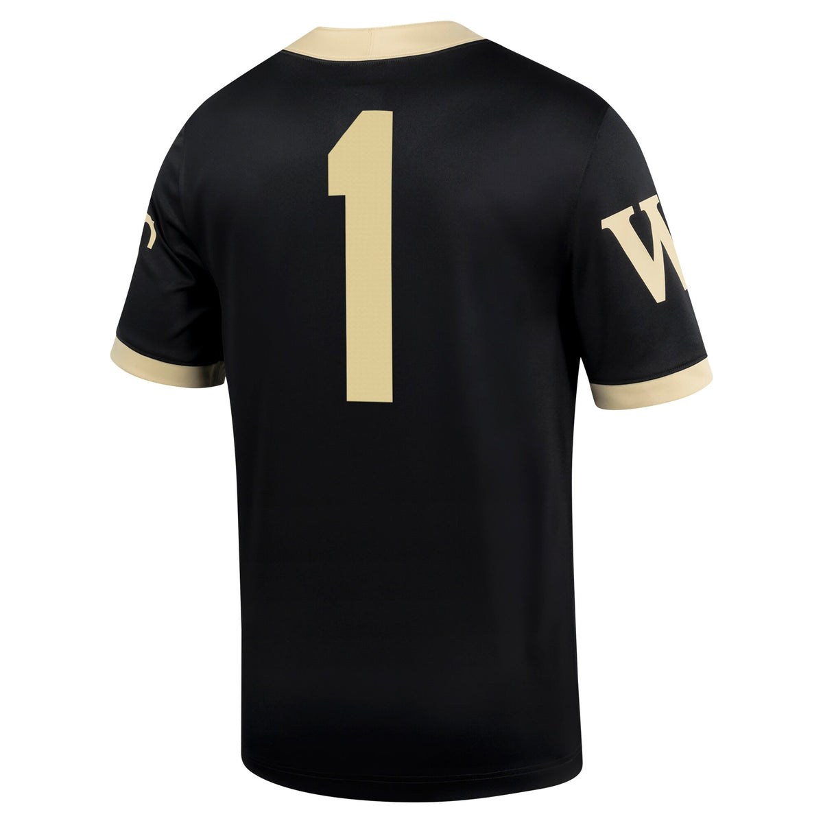 #1 Black Wake Forest Demon Deacons Untouchable Football Jersey
