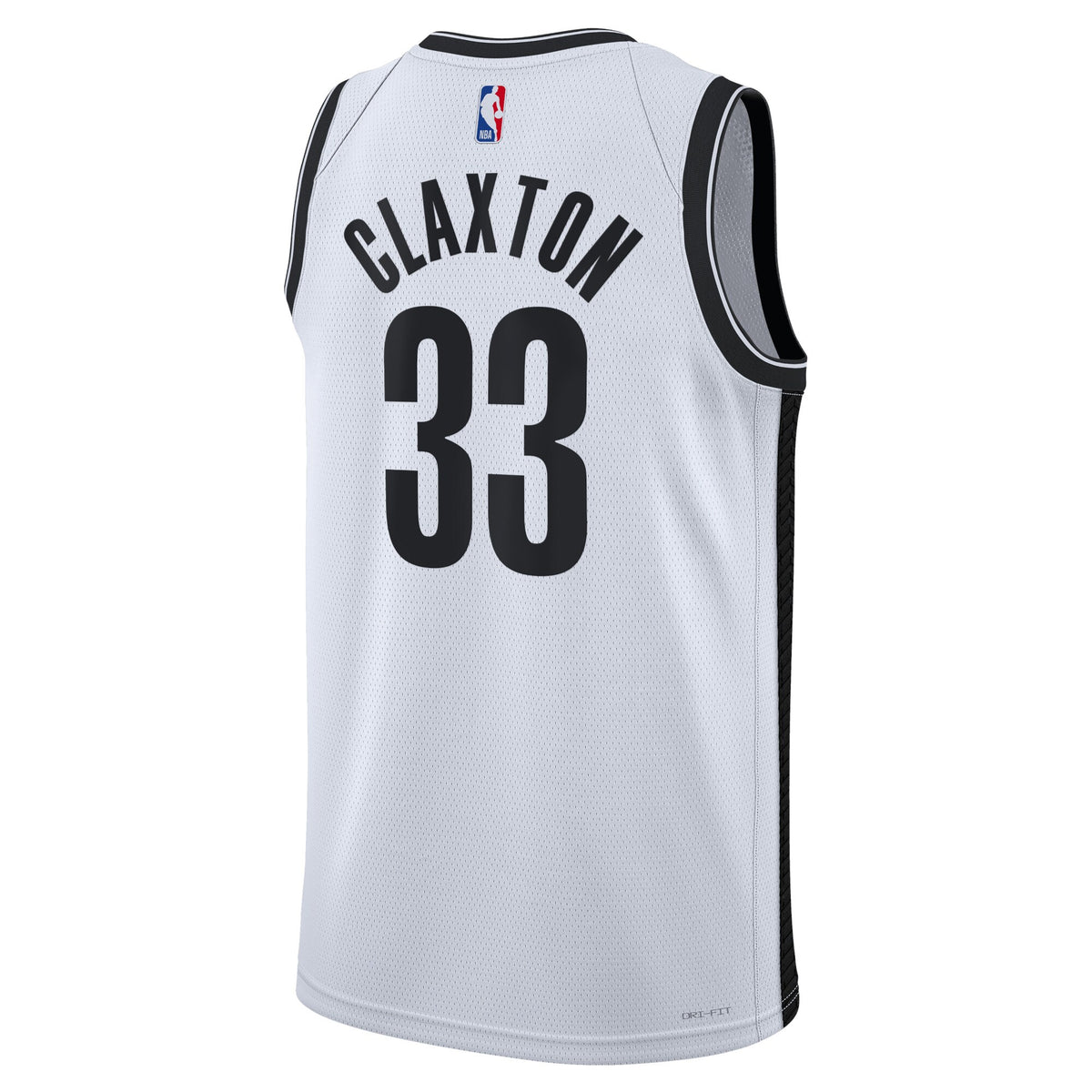 Brooklyn Nets Association Edition Swingman Jersey - White - Nic Claxton