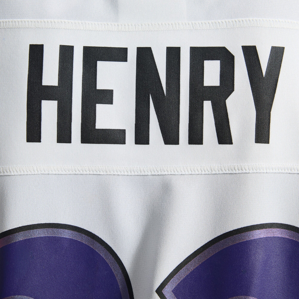 Baltimore Ravens Derrick Henry White Game Jersey