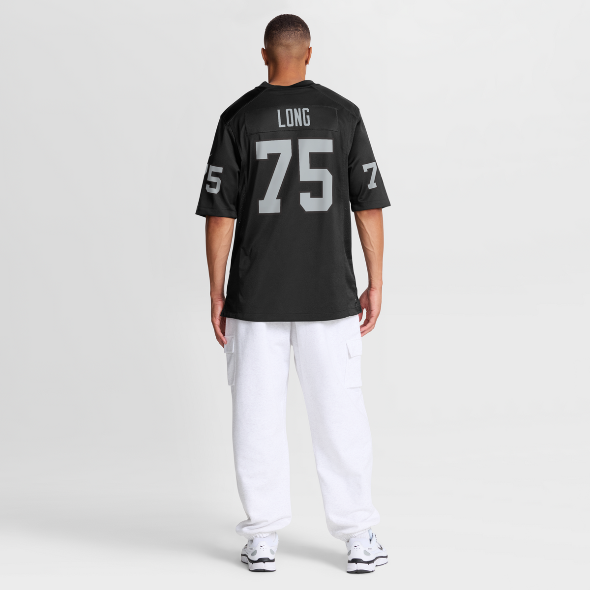 Las Vegas Raiders Howie Long Black Game Retired Player Jersey