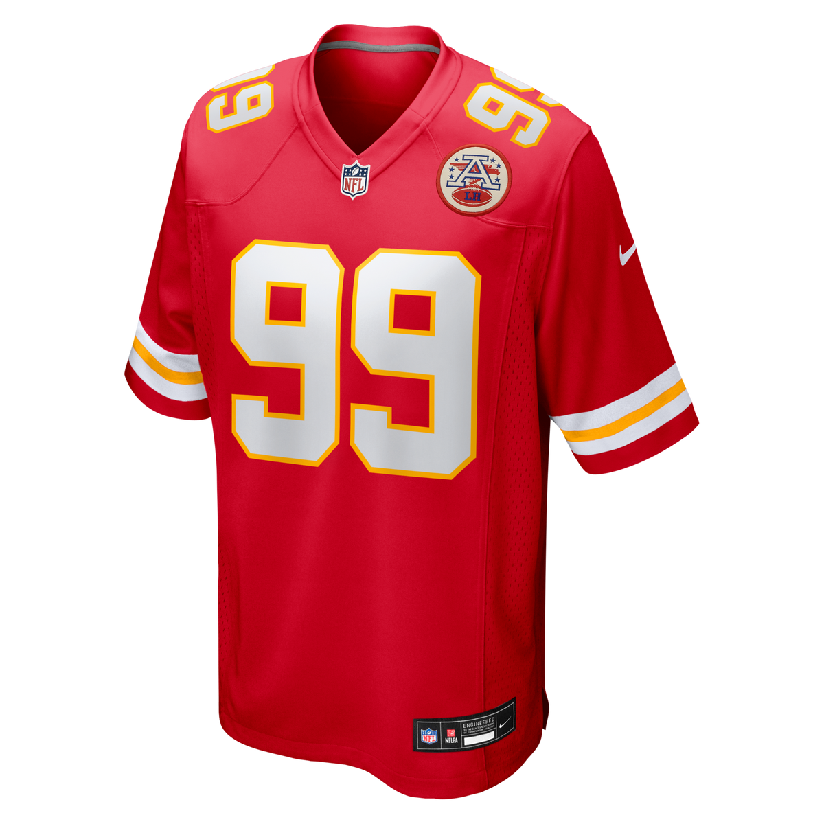 Kansas City Chiefs Peter Woods Red 2026 NFL Draft First Round Pick No. 29 Team Game Jersey