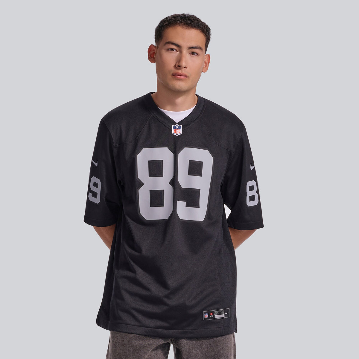 Las Vegas Raiders Brock Bowers Black Player Game Jersey