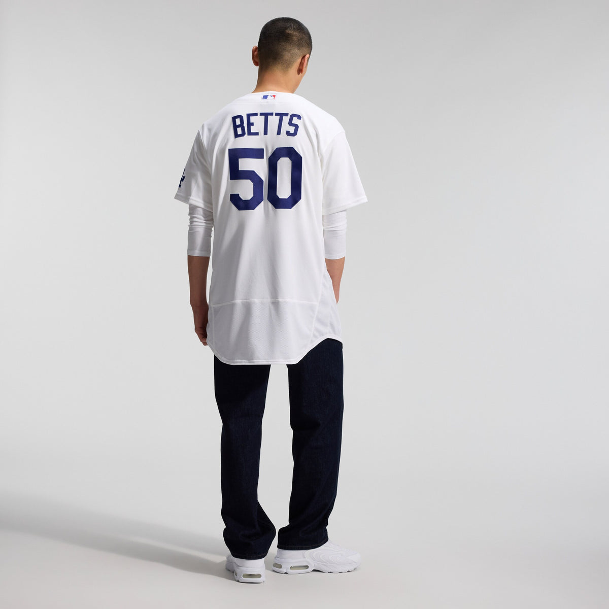 Los Angeles Dodgers Mookie Betts White Home Authentic Jersey
