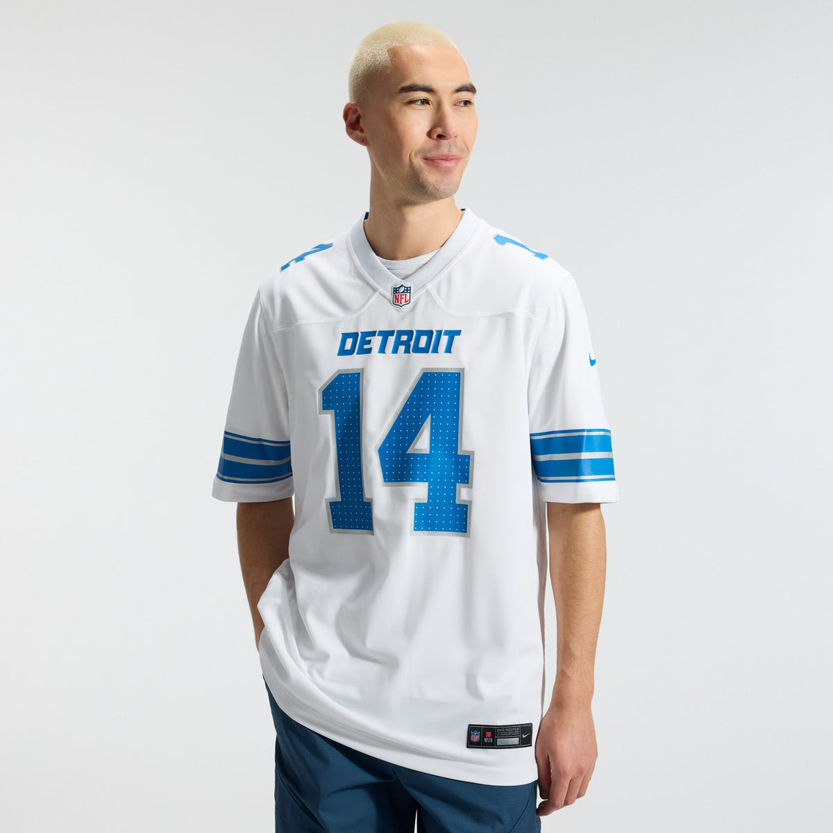 Detroit Lions Amon-Ra St. Brown White Game Jersey
