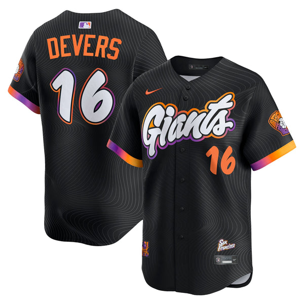 San Francisco Giants Rafael Devers Black 2025 City Connect Limited Player Jersey