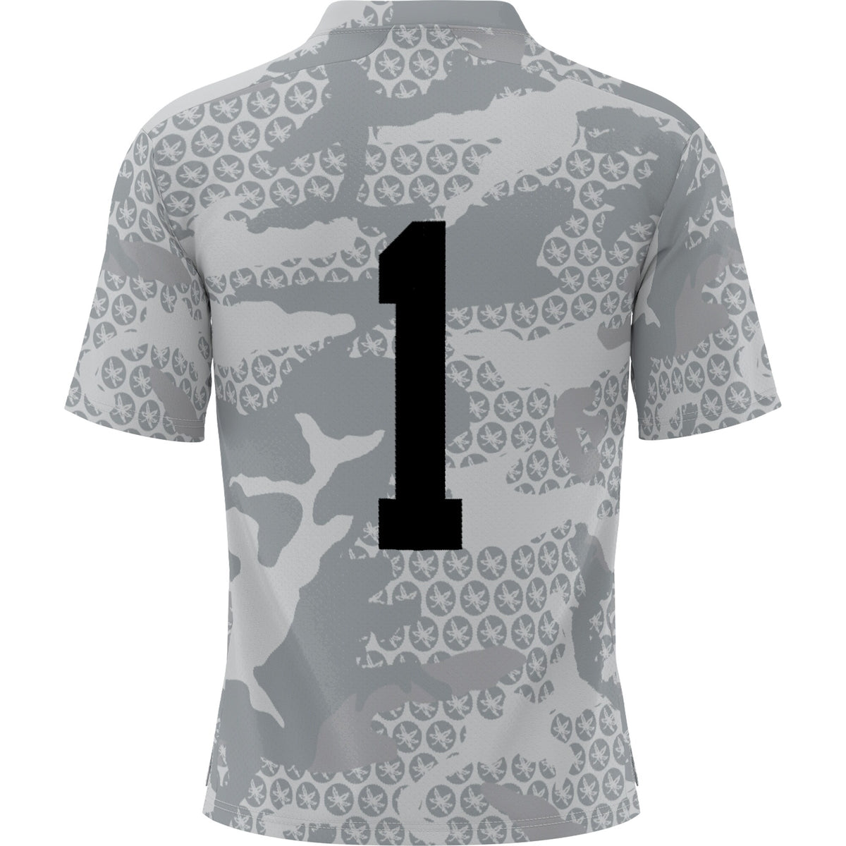 GameDay Greats #1 Gray Ohio State Buckeyes Camo Football Jersey