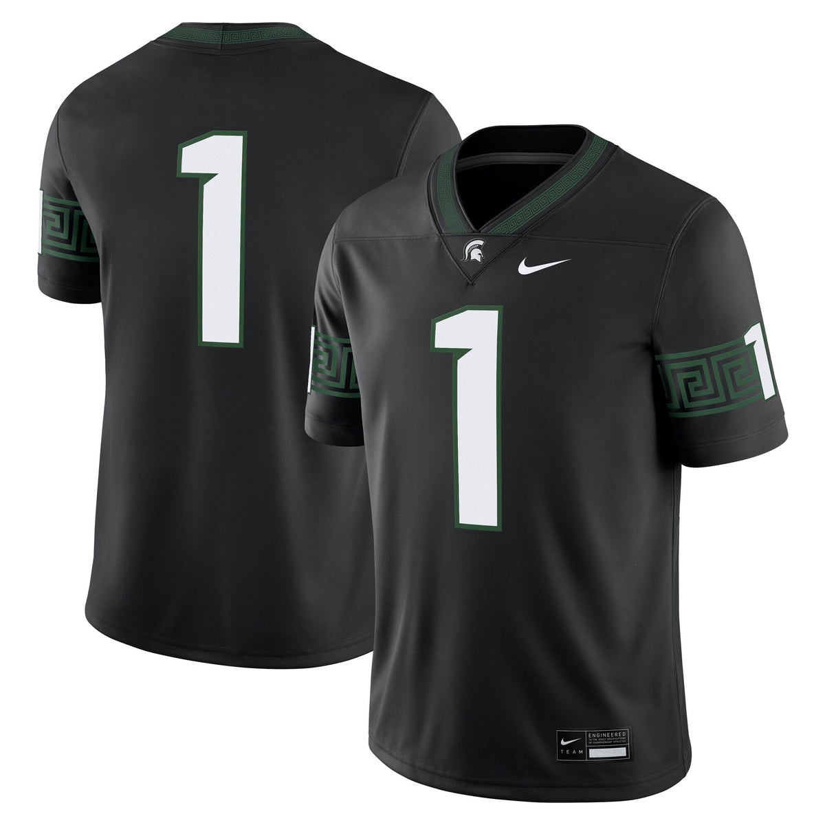 Black Michigan State Spartans Alternate Game Jersey