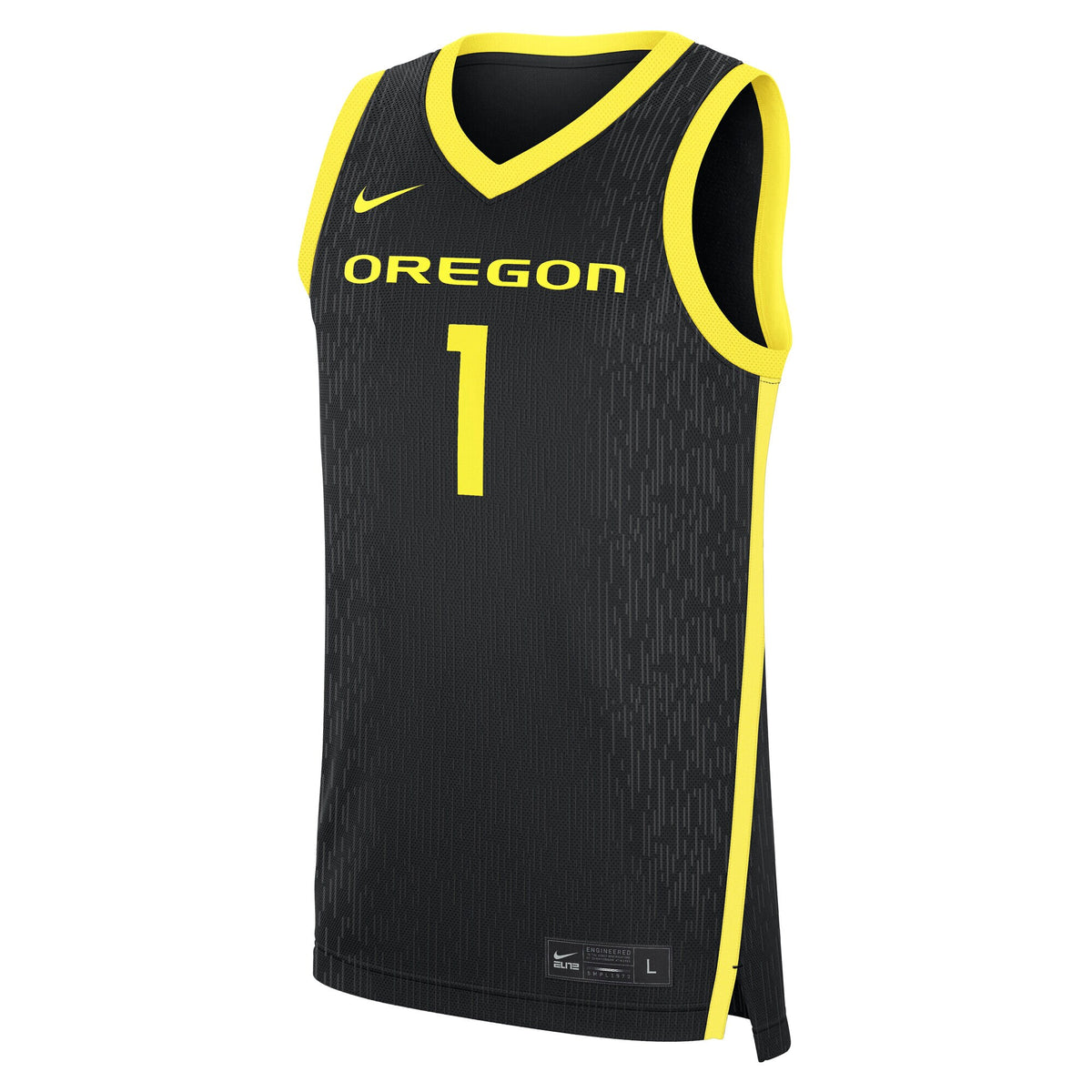 #1 Black Oregon Ducks Alternate Replica Jersey