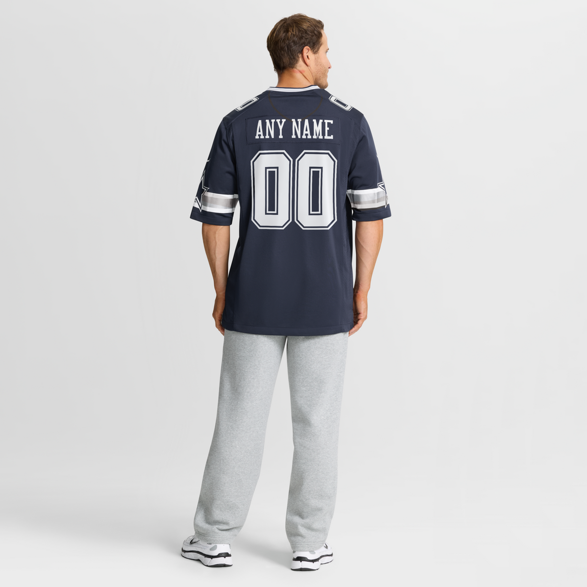 Dallas Cowboys Navy Custom Game Jersey