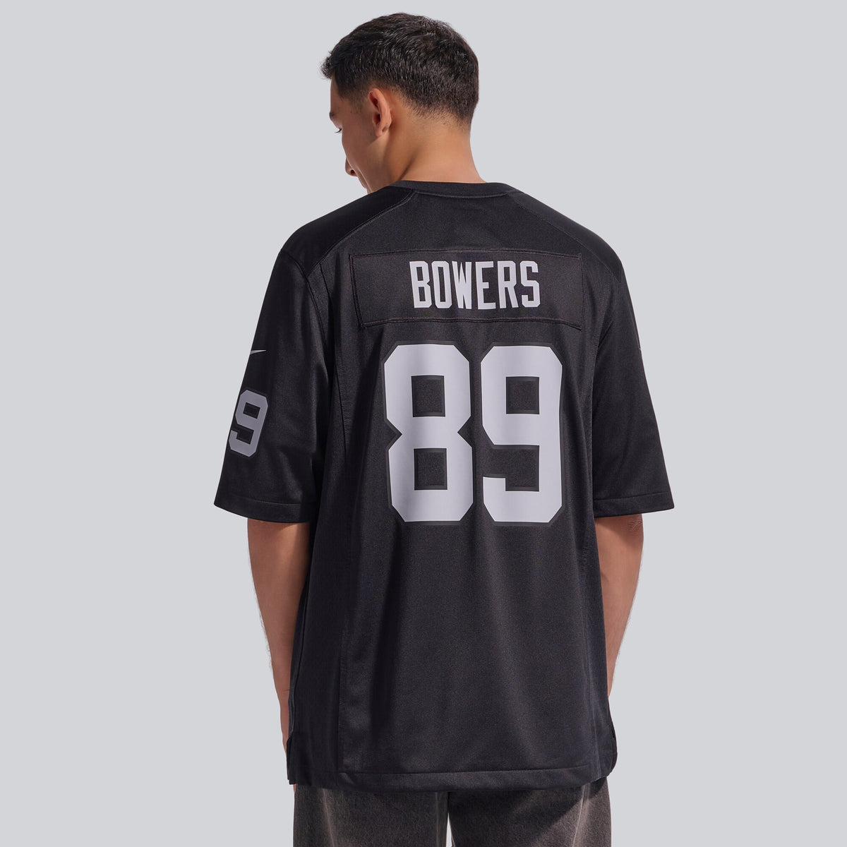 Las Vegas Raiders Brock Bowers Black Player Game Jersey