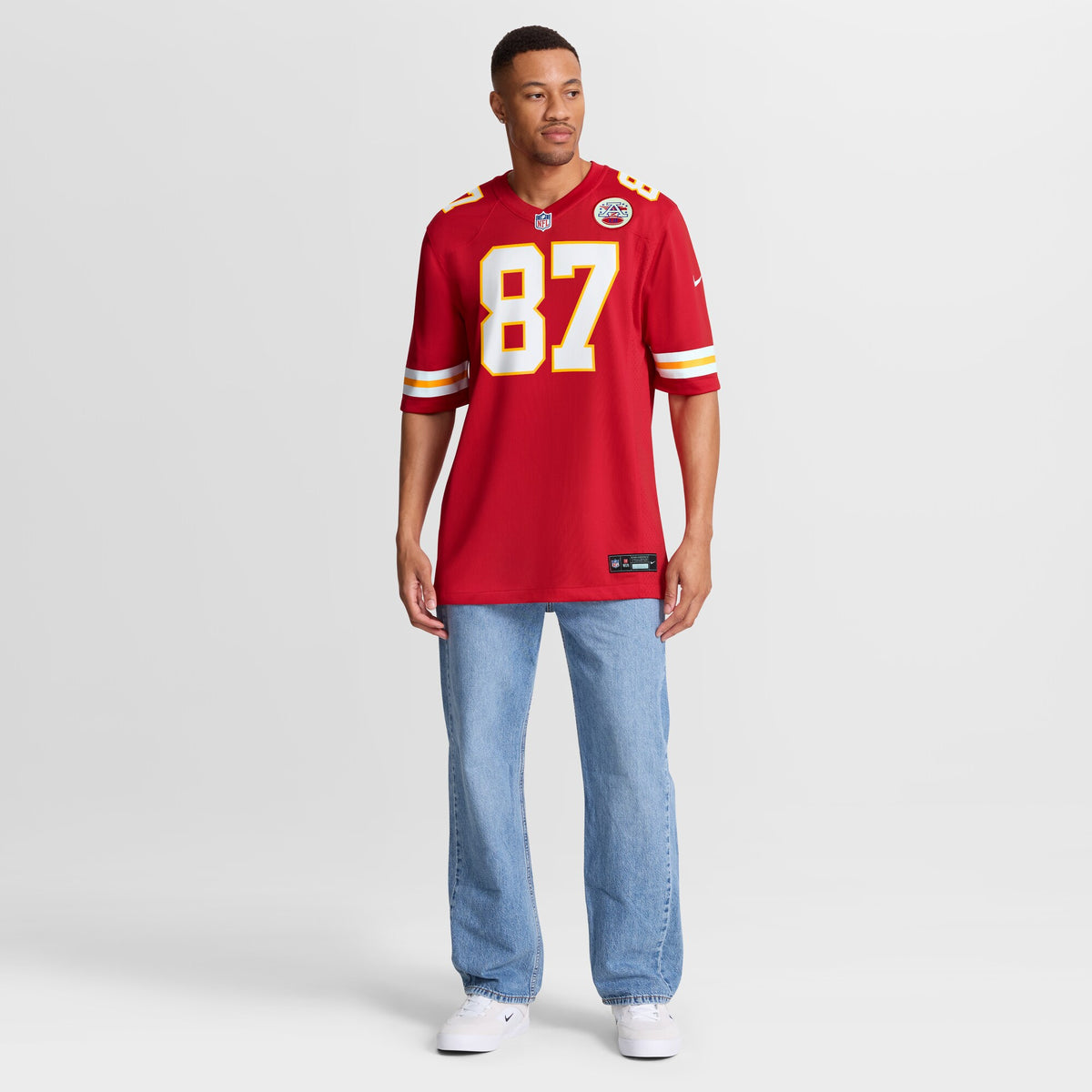Kansas City Chiefs Travis Kelce Red Game Jersey