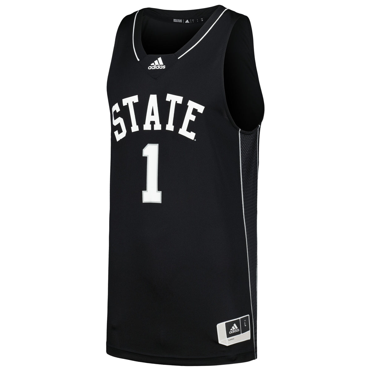 #1 Black Mississippi State Bulldogs Swingman Basketball Jersey