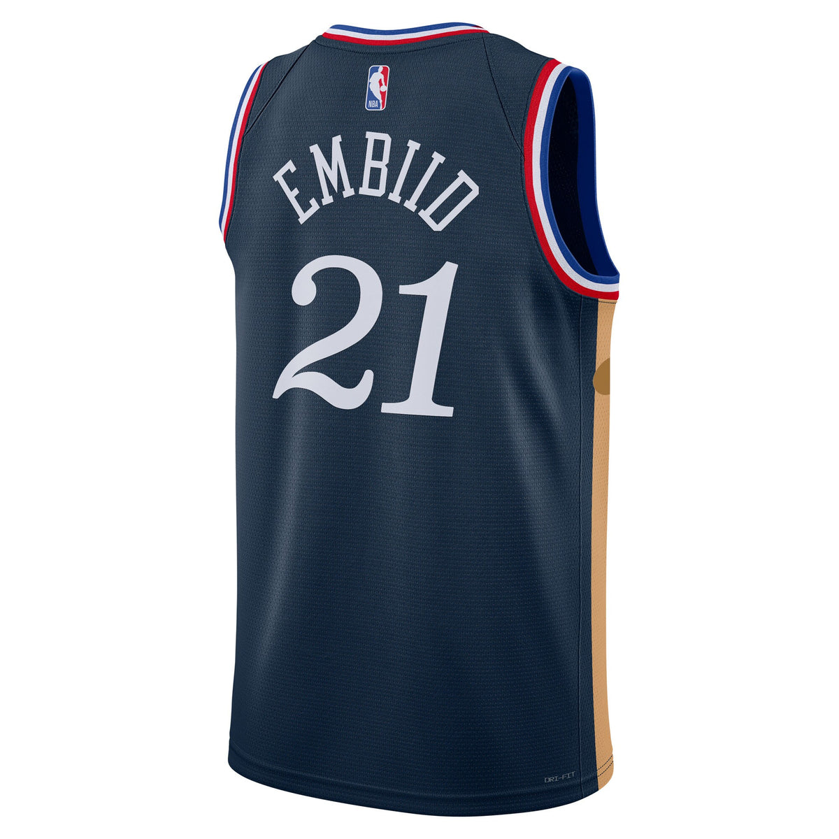 Philadelphia 76ers 2025/26 City Edition Swingman Jersey - Navy - Joel Embiid