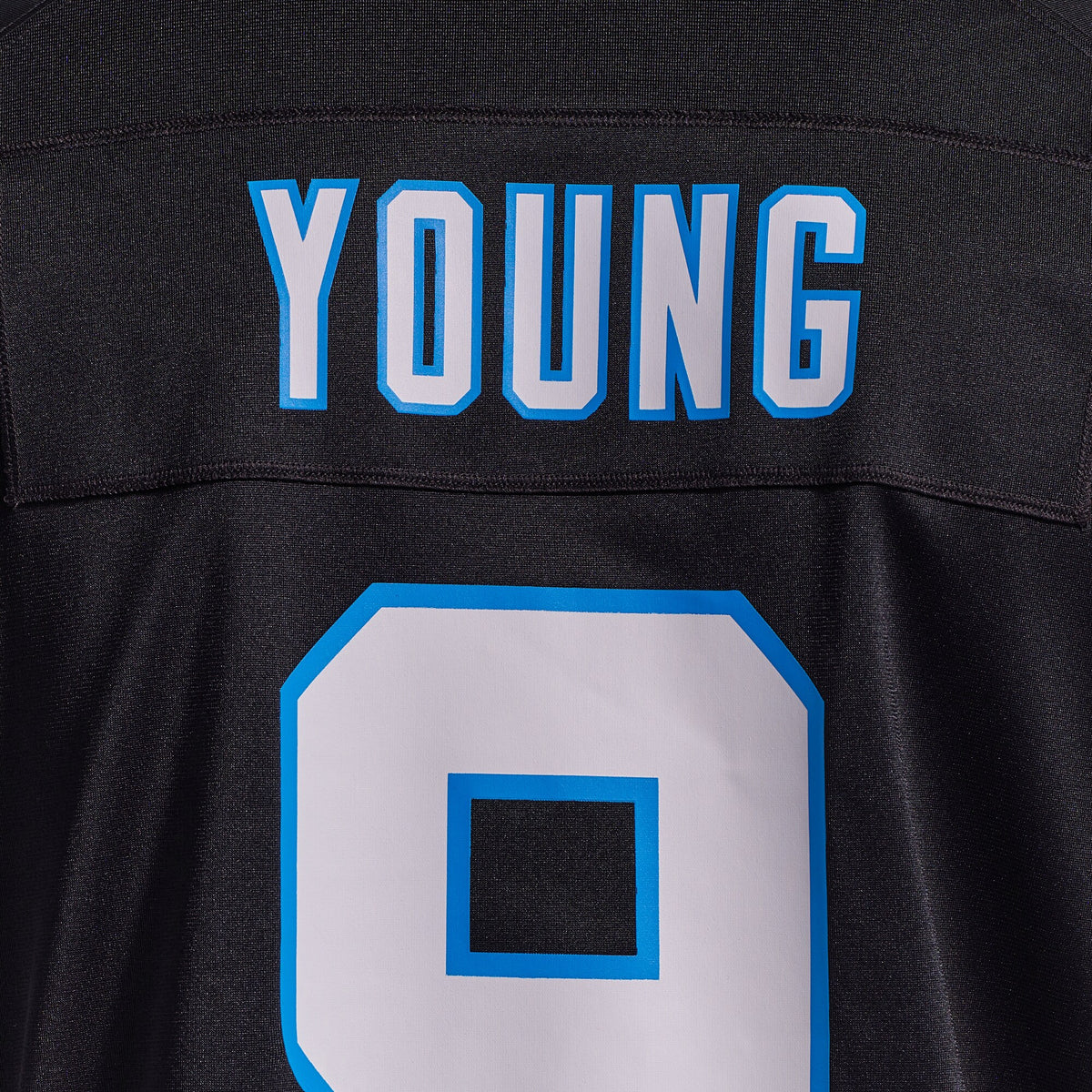 Carolina Panthers Bryce Young Black Team Game Jersey