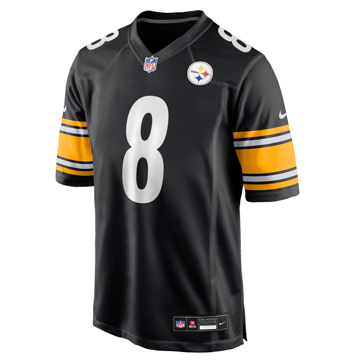 Pittsburgh Steelers Aaron Rodgers Black Game Jersey