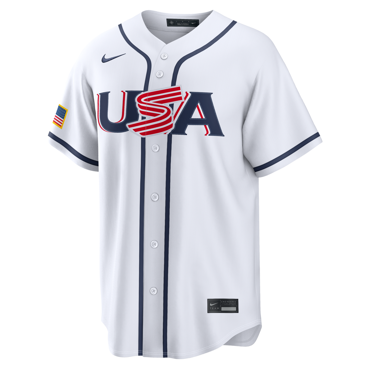 USA Baseball Pete Crow-Armstrong White 2026 World Baseball Classic Home Stadium Jersey